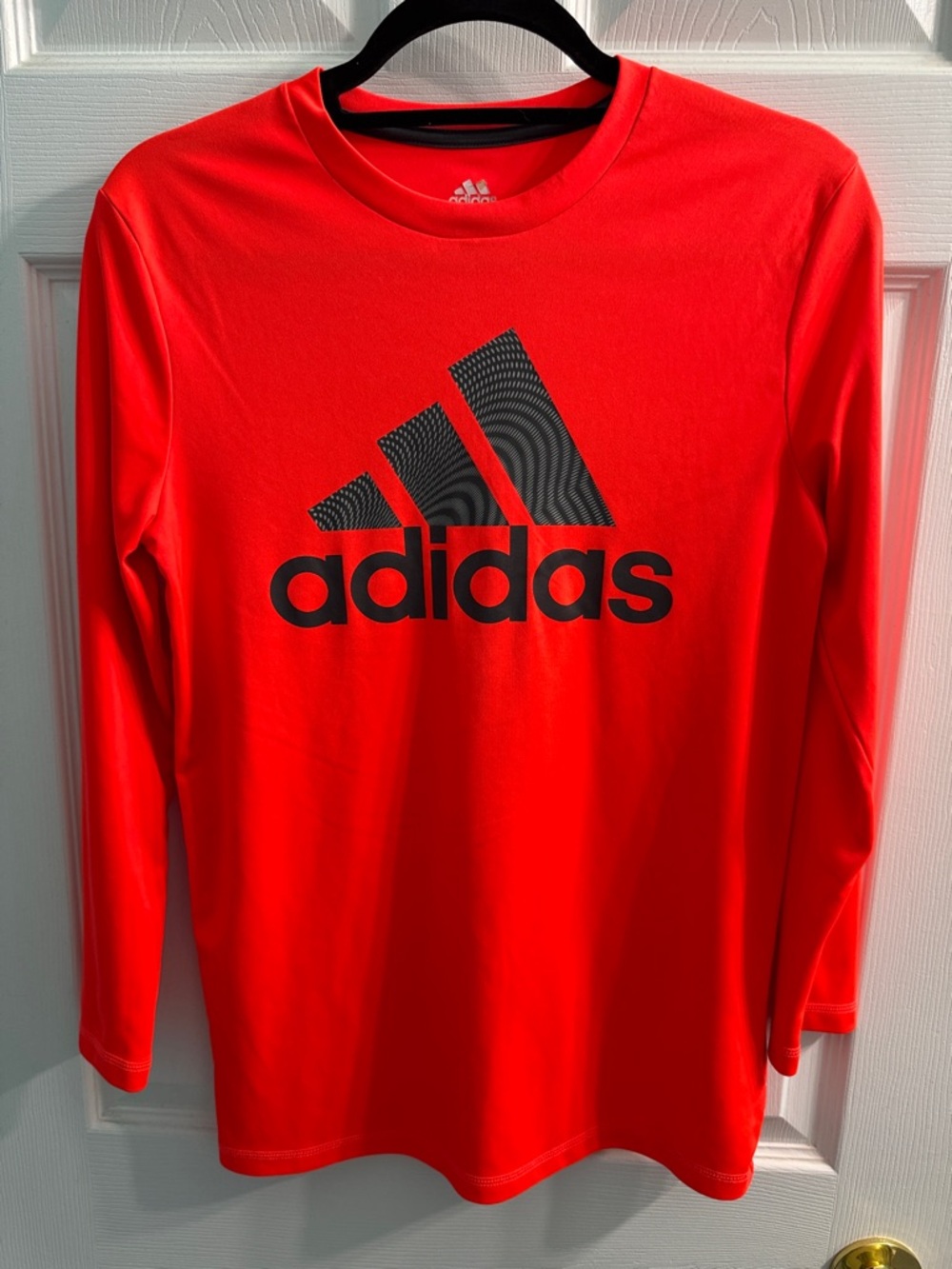 Adidas Long-Sleeve Logo Tee for Youth